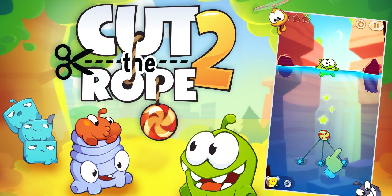 Un objectif et de nombreuses méthodes pour l'atteindre, dans Cut the Rope 2.
