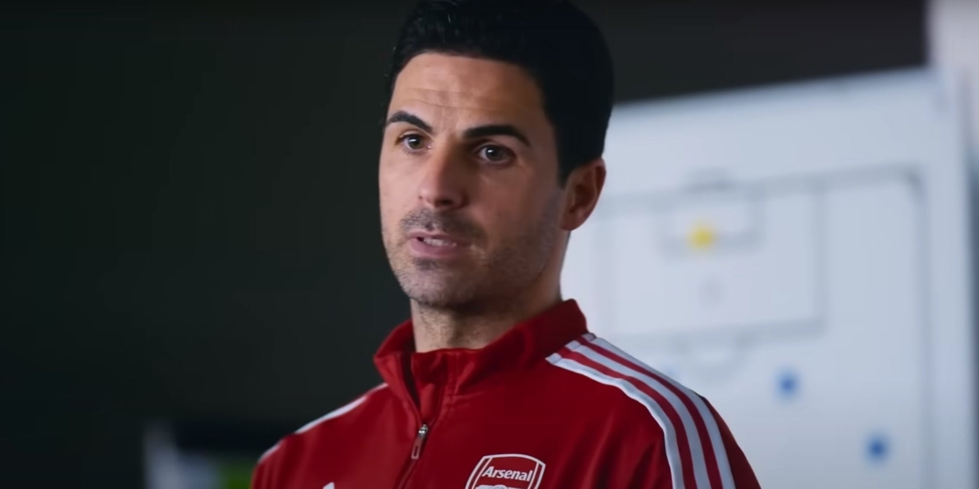 Mikel Arteta dans la série-documentaire All or Nothing : Arsenal sur Prime Video
