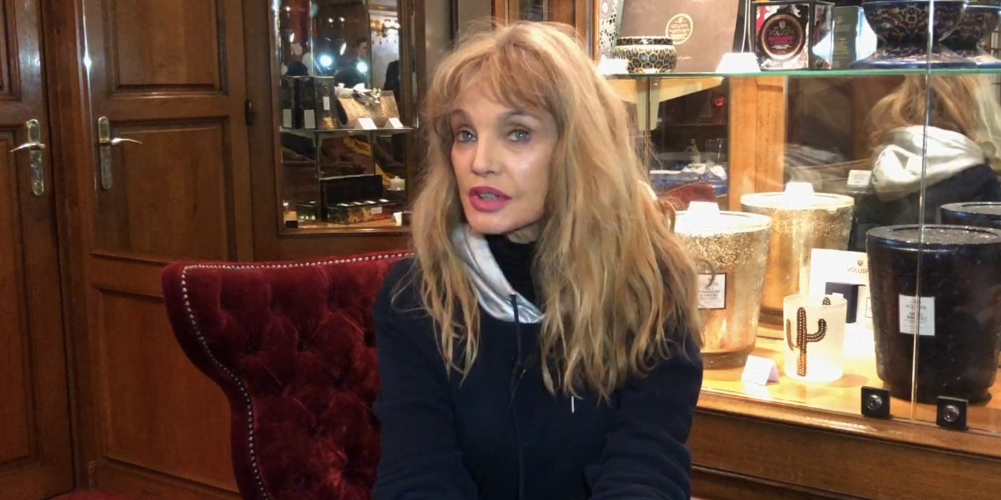 Arielle Dombasle au 27e Festival international du film fantastique de Gérardmer.