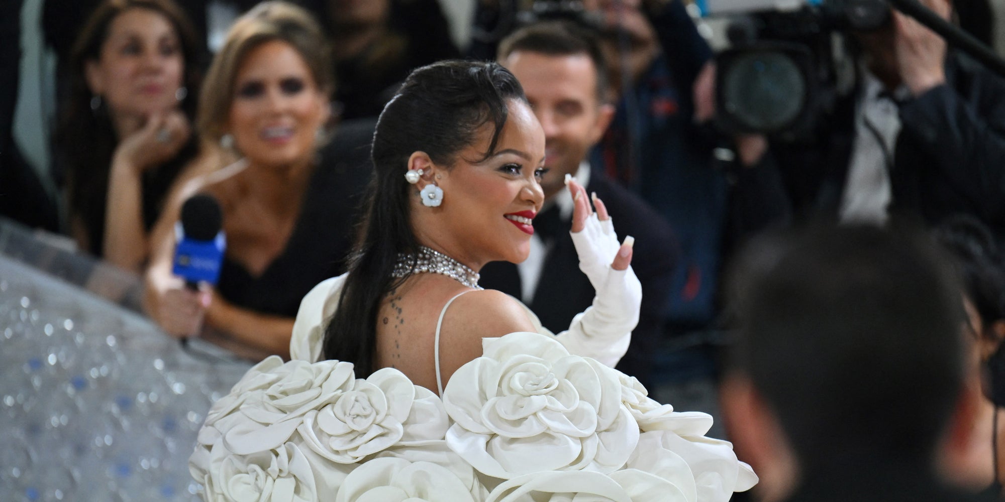 Rihanna lors du Met Gala, le 1er mai 2023 à New York.