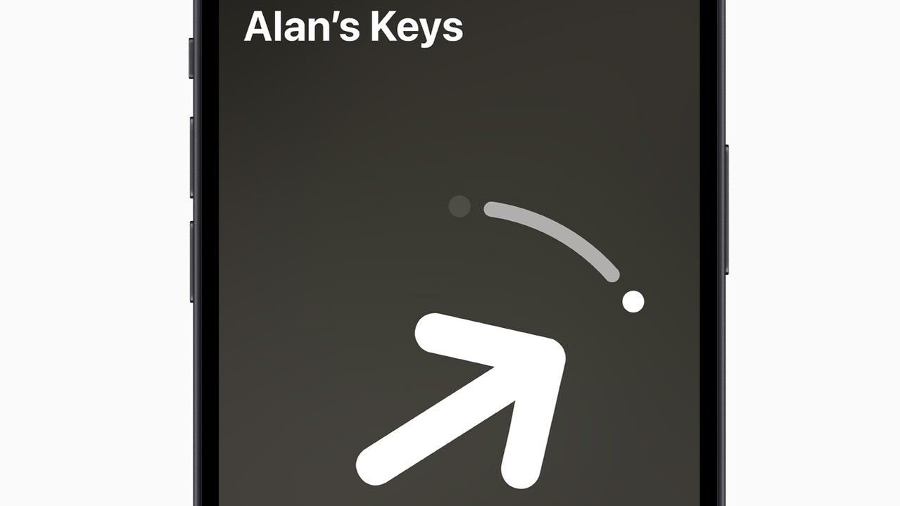Votre iPhone vous guidera jusqu'à l'emplacement précis de votre AirTag.
