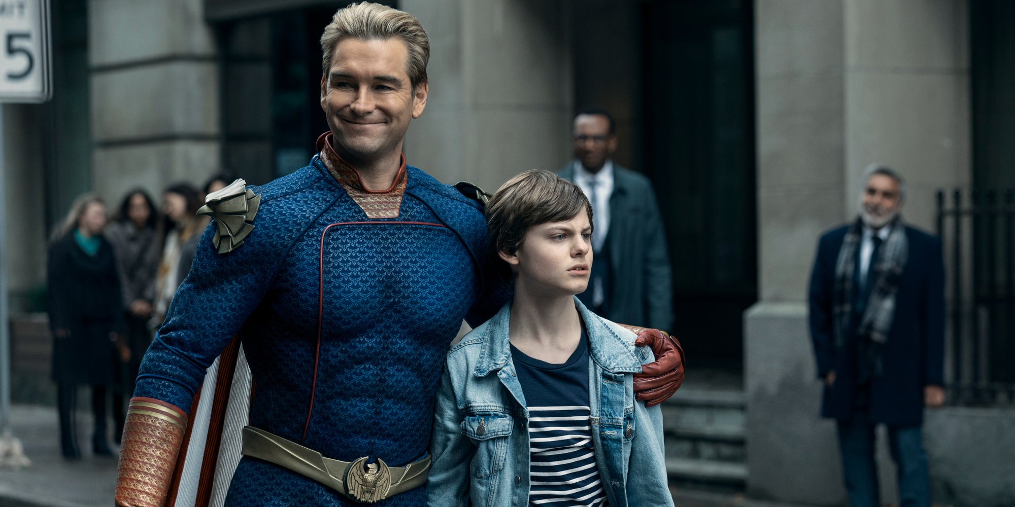 Antony Starr dans la quatrième saison de ''The Boys'', à voir sur Prime Video le 13 juin prochain.