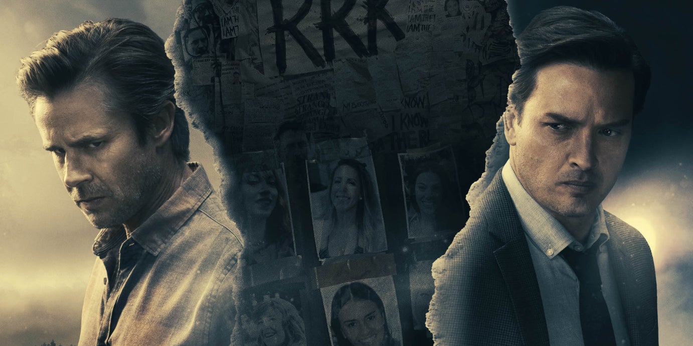 Les acteurs Sam Trammell et Aden Young dans la série "Recknoning", à voir sur 13ème Rue.