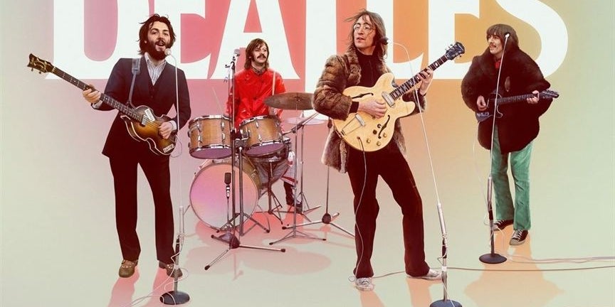 L'affiche de la série-documentaire "Get Back" sur Disney+.