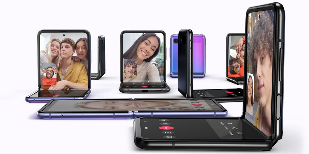Le Samsung Galaxy Z Flip présenté à San Francisco ce mardi 11 février 2020.