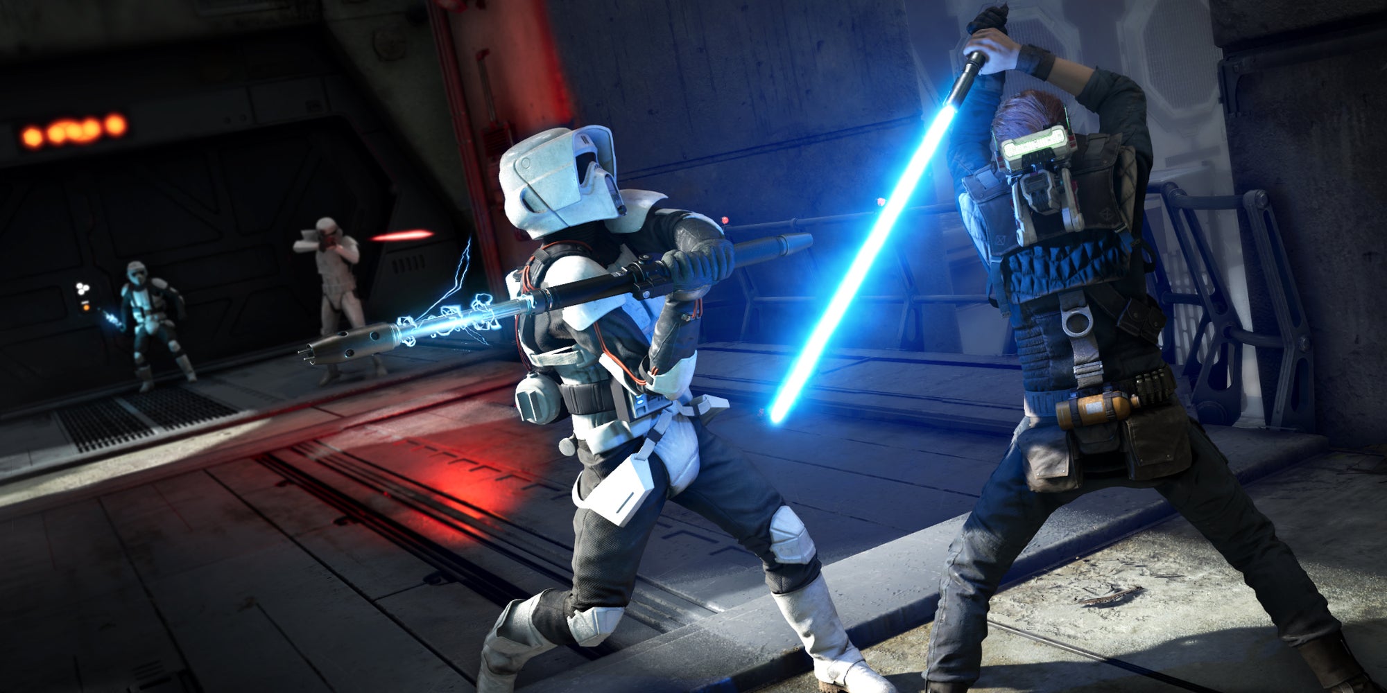 Un Scout trooper va se faire découper dans 5, 4, 3, 2, 1...