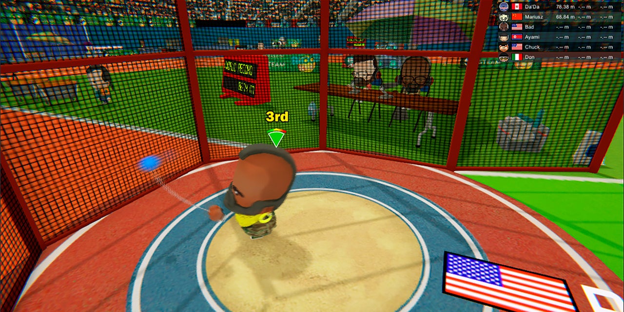 Mesurez votre force avec le lancer de marteau dans Smoots Summer Games !