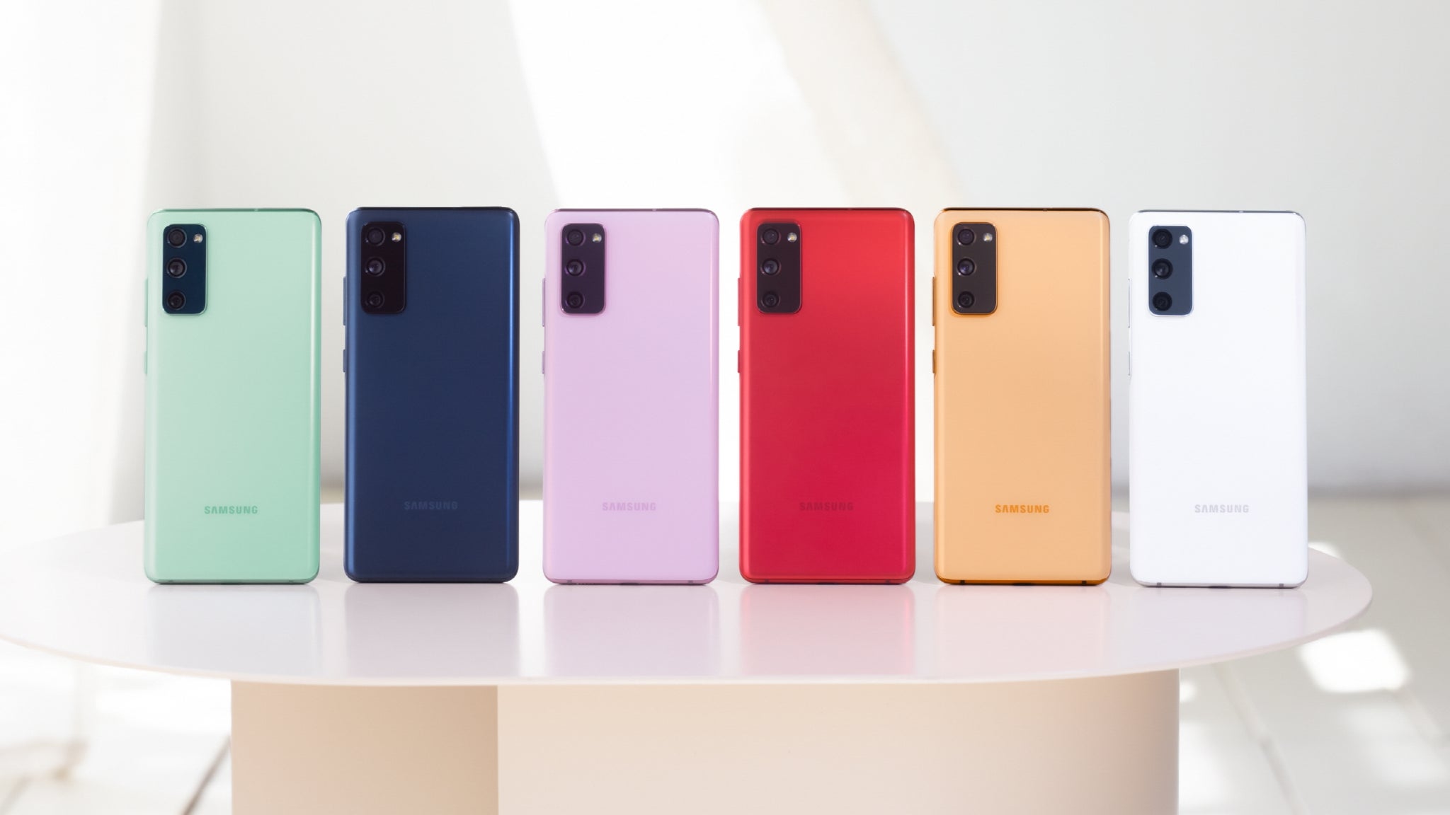 Les différentes coloris du Samsung Galaxy S20 FE Les différentes coloris du Samsung Galaxy S20 FE