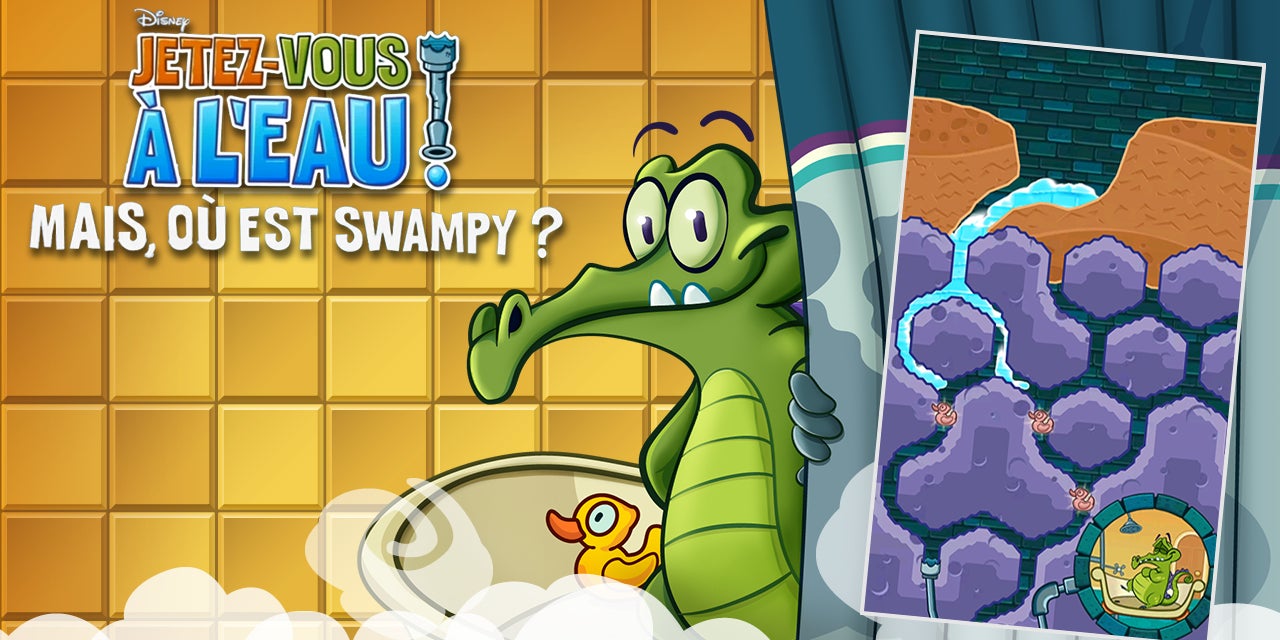 Plus de 500 casse-têtes, un objectif : aider Swampy à prendre une bonne douche !