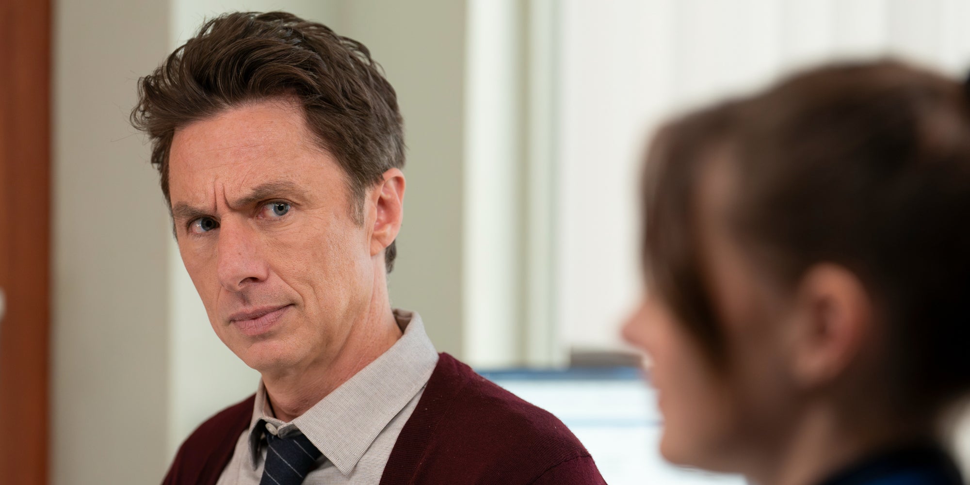 Zach Braff (J.D.) dans le revival de "Scrubs", à découvrir sur Disney+.

