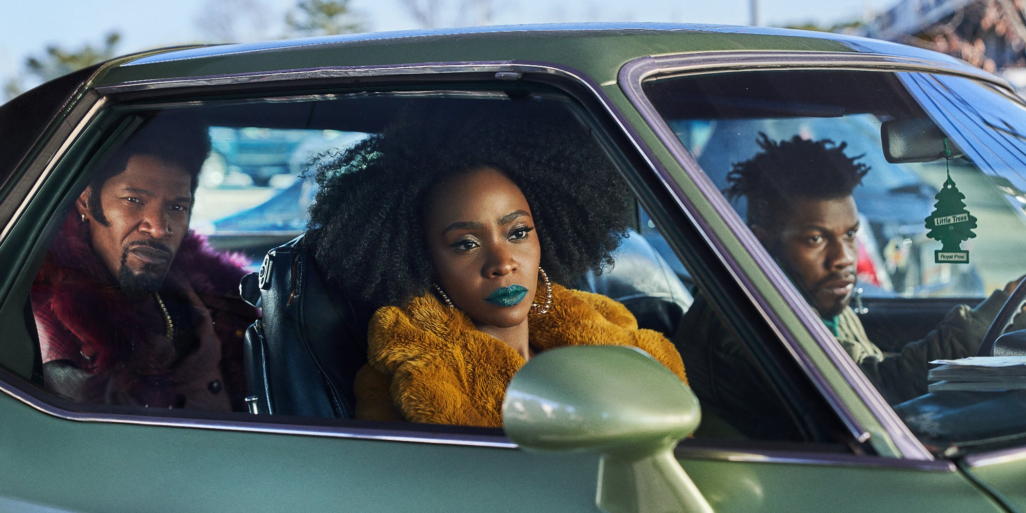 Teyonah Parris, John Boyega et Jamie Foxx dans ''Ils ont cloné Tyrone'', disponible depuis ce vendredi 22 juillet sur Netflix.