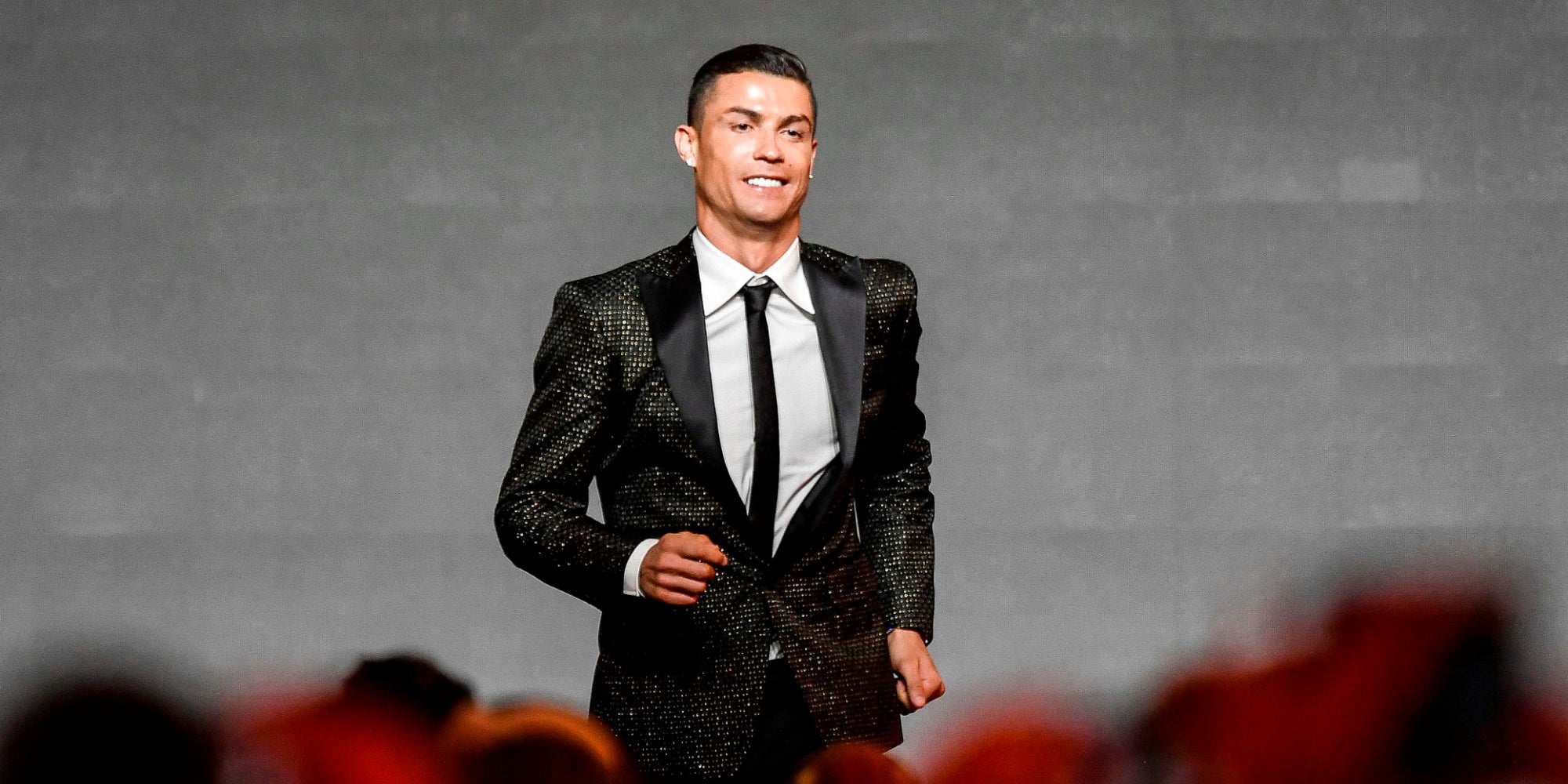 Cristiano Ronaldo lors de la 10ème édition des Globe Soccer Awards, à Dubaï, le 3 janvier 2019.