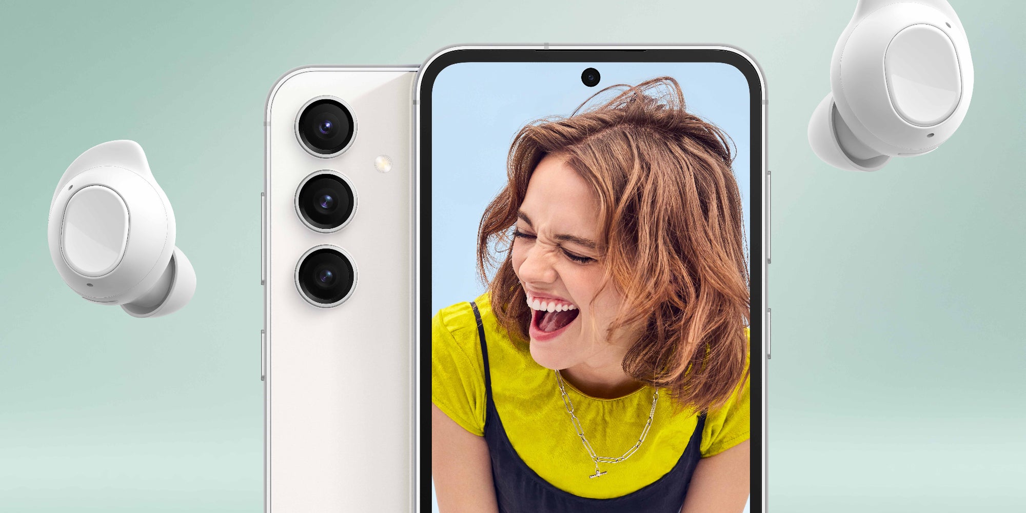 Profitez d'une incroyable offre de lancement chez SFR : pour tout achat d'un Samsung Galaxy S23 FE, une paire d'écouteurs Galaxy Buds FE vous sera offerte !