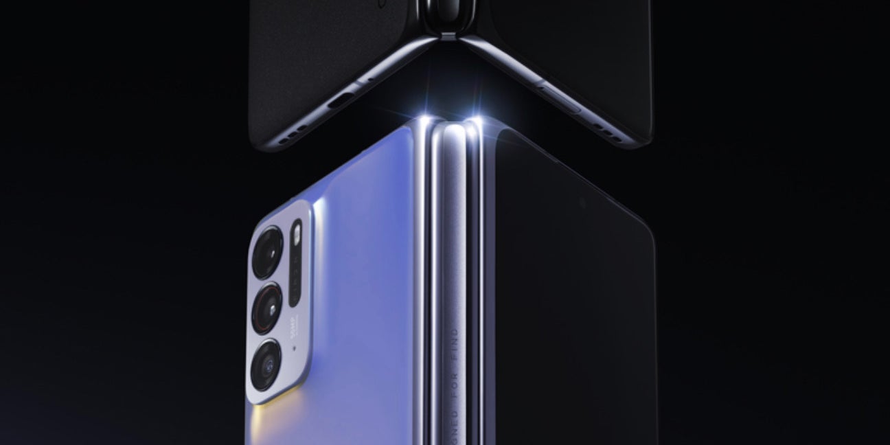 L'OPPO Find N, premier smartphone pliable du constructeur dévoilé lors de l'Inno Day en 2021