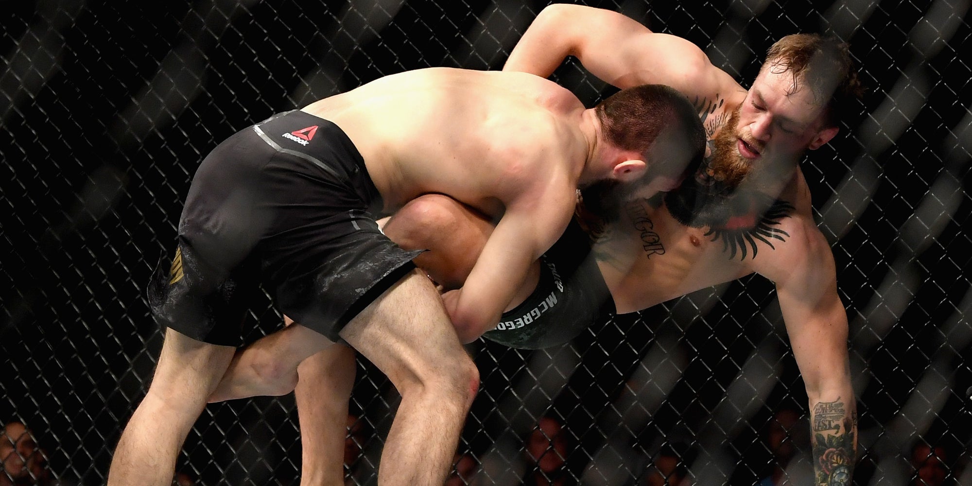 Conor McGregor contre Khabib Nurmagomedov, le 6 octobre 2018 à Las Vegas, aux États-Unis