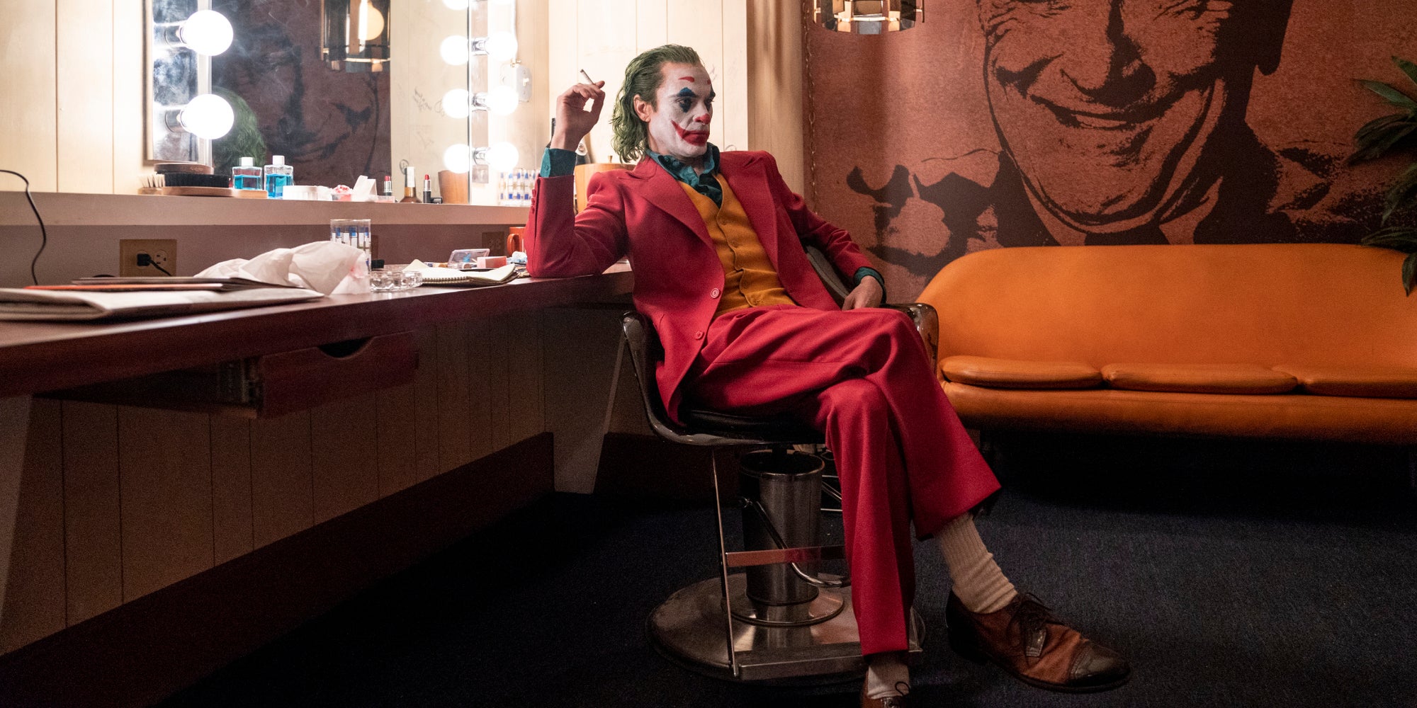 Joaquin Phoenix dans le rôle de l'iconique Joker.