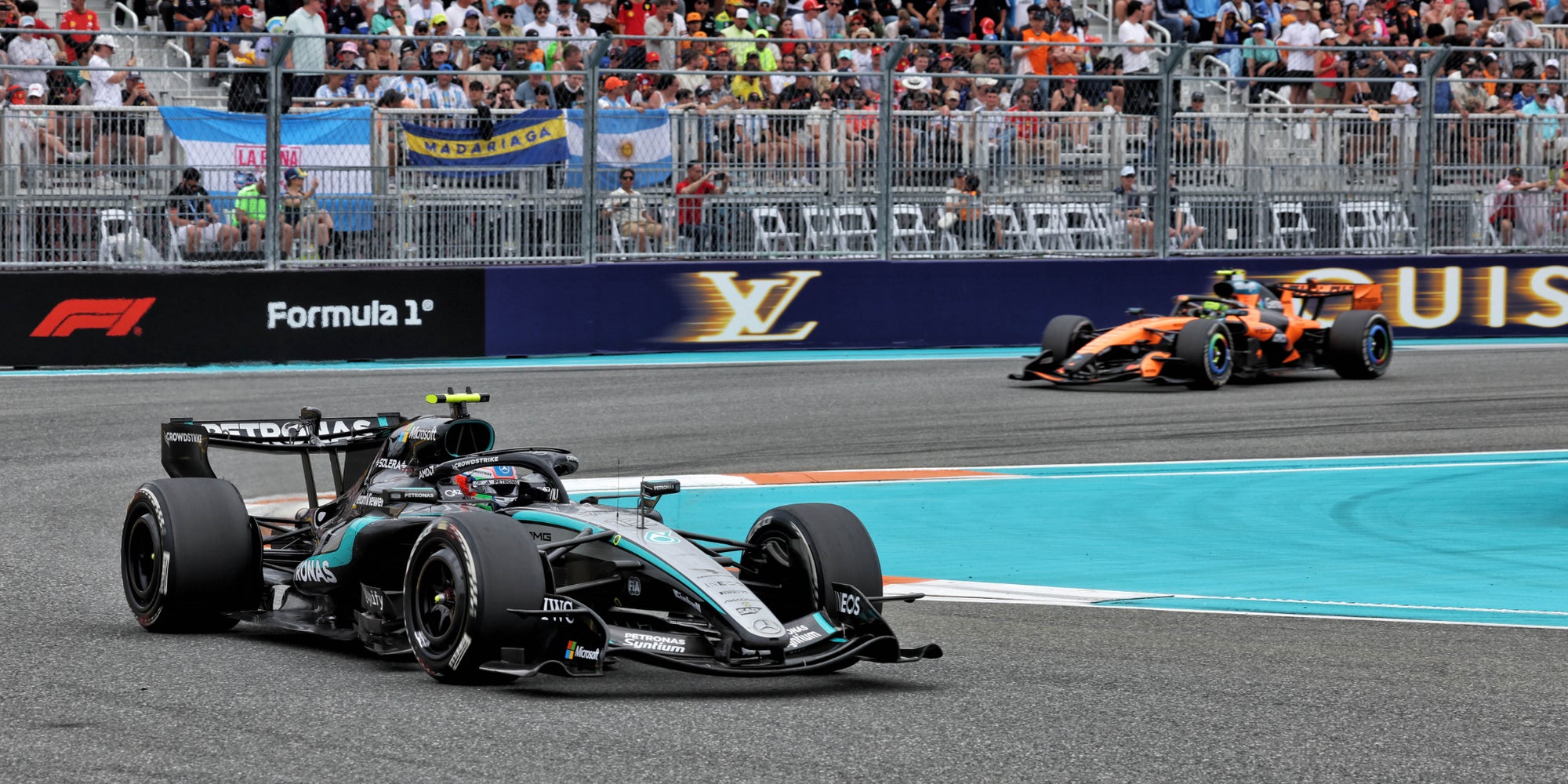 Kimi Antonelli, Mercedes lors de la 4e manche du championnat de formule 1, Grand Prix de Miami, Floride, États-Unis.