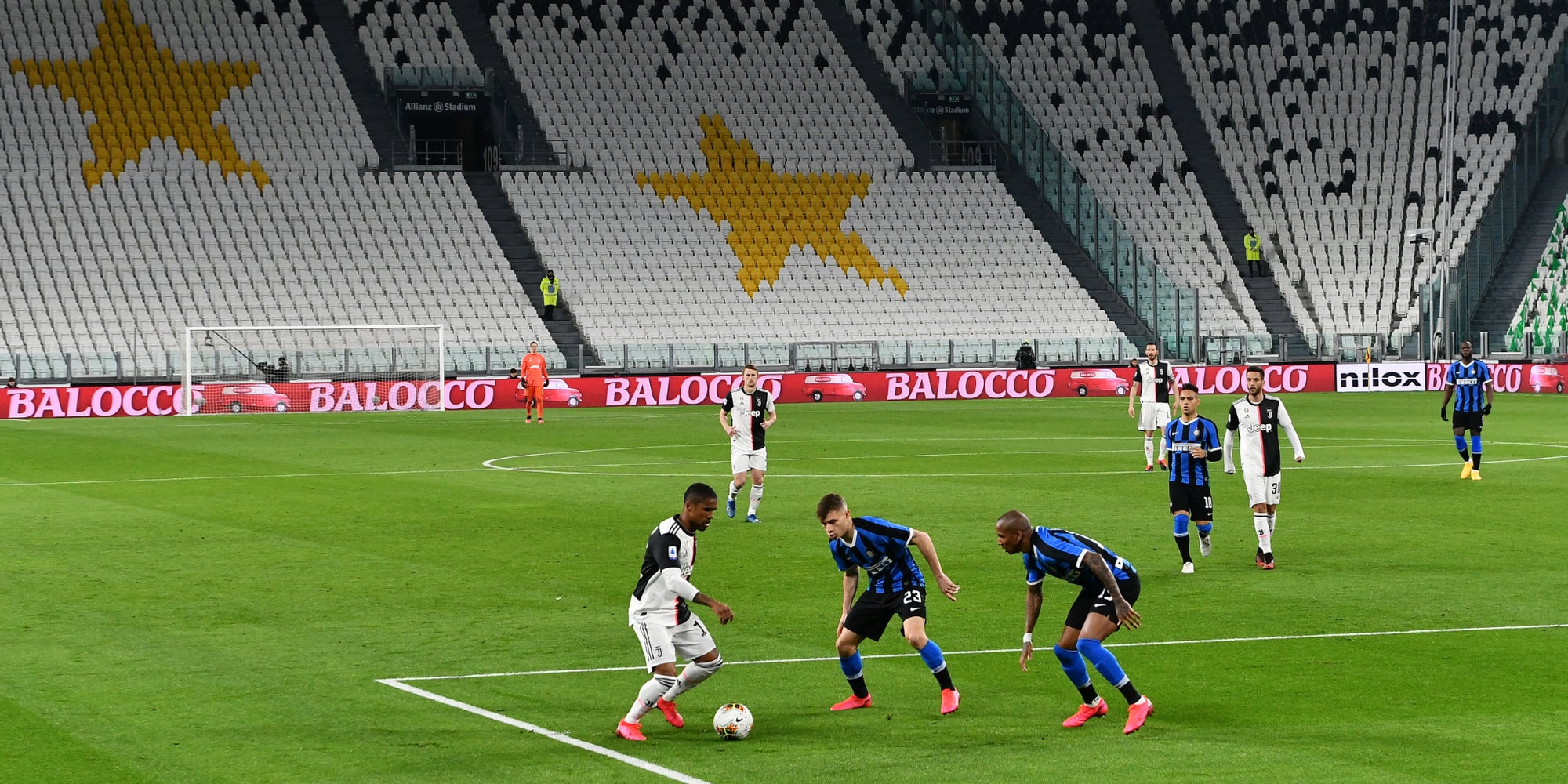 Le match de Serie A entre la Juventus Turin et l'Inter Milan s'est déroulé à huis clos, le 8 mas 2020