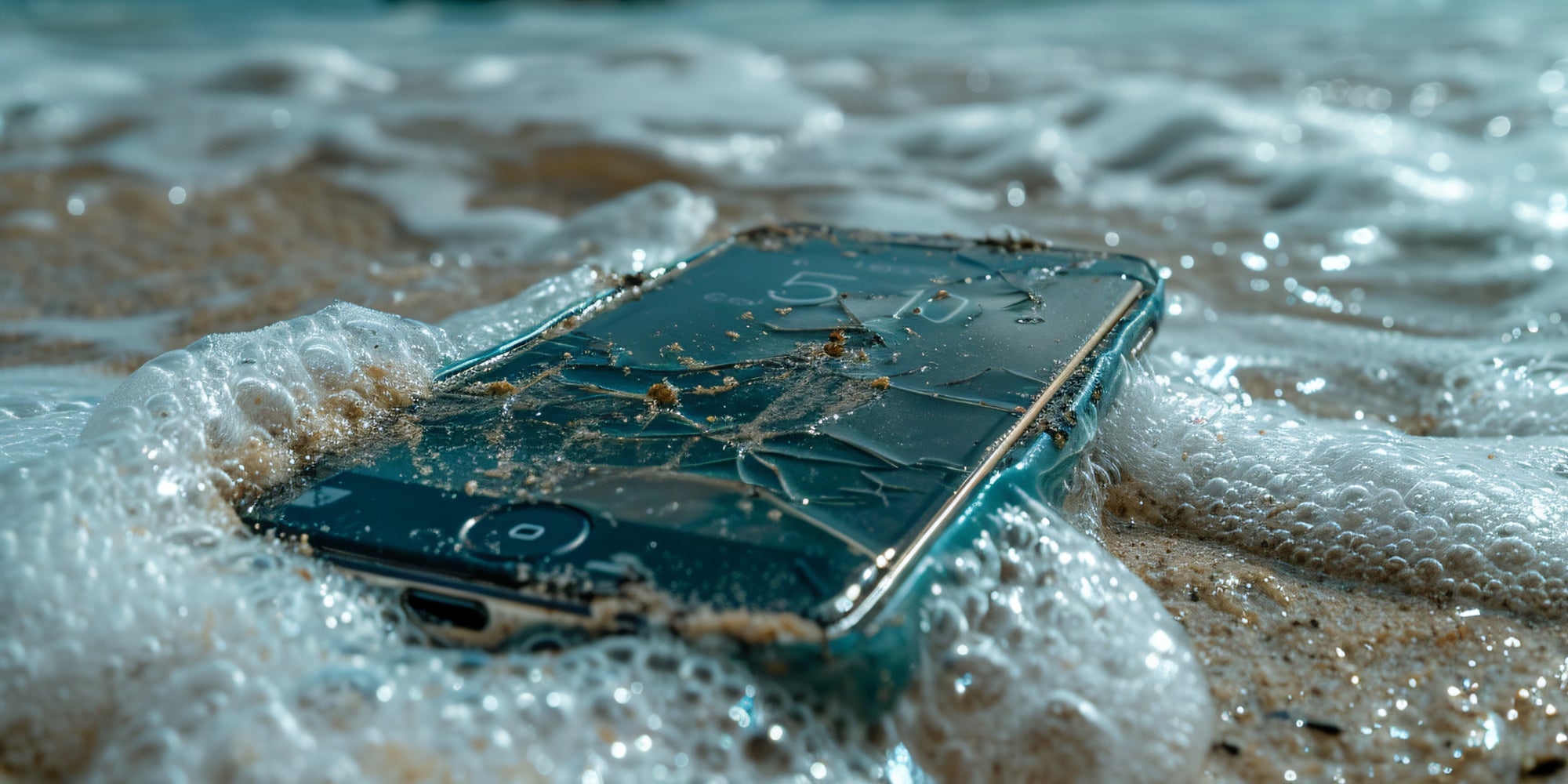 Après plus de deux heures dans l’océan, son iPhone 17 Pro Max est intact. (Image d'illustration générée par IA)