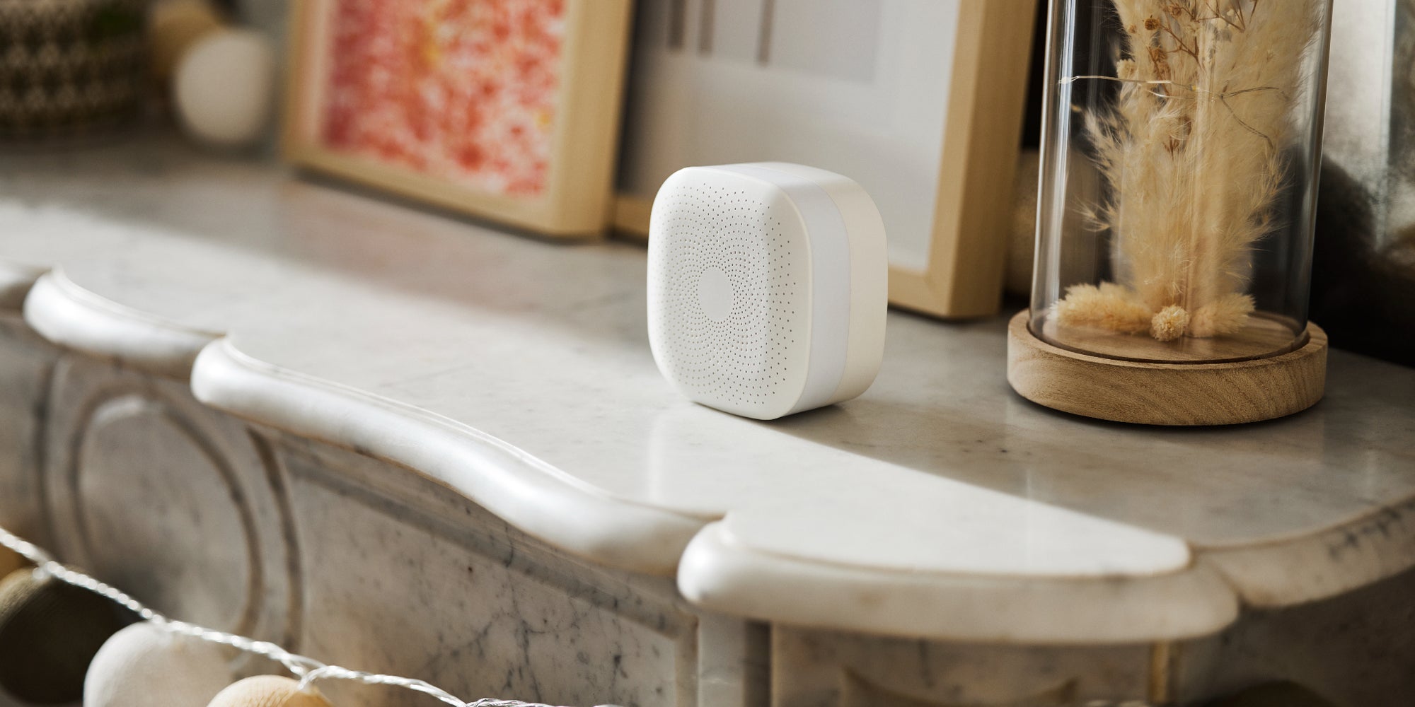 Vous pouvez ajouter une sirène intérieure (ici en photo) à l'option Maison Sécurisée de SFR.