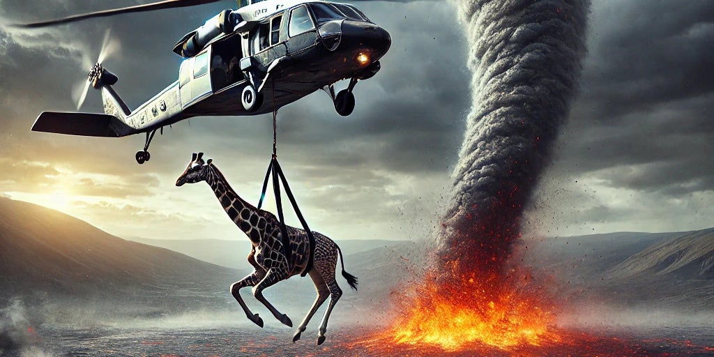 Les images générées par IA sont parfois évidentes, comme celle-ci, mais d'autres sont plus difficiles à repérer et peuvent potentiellement représenter un danger.