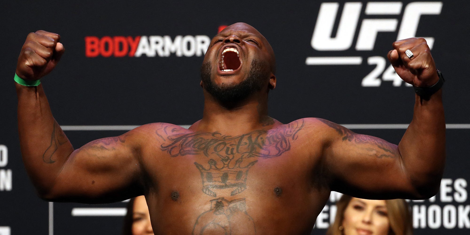 Derrick Lewis à l'occasion de l'UFC 247, à Houston, Texas, le 7 février 2020.