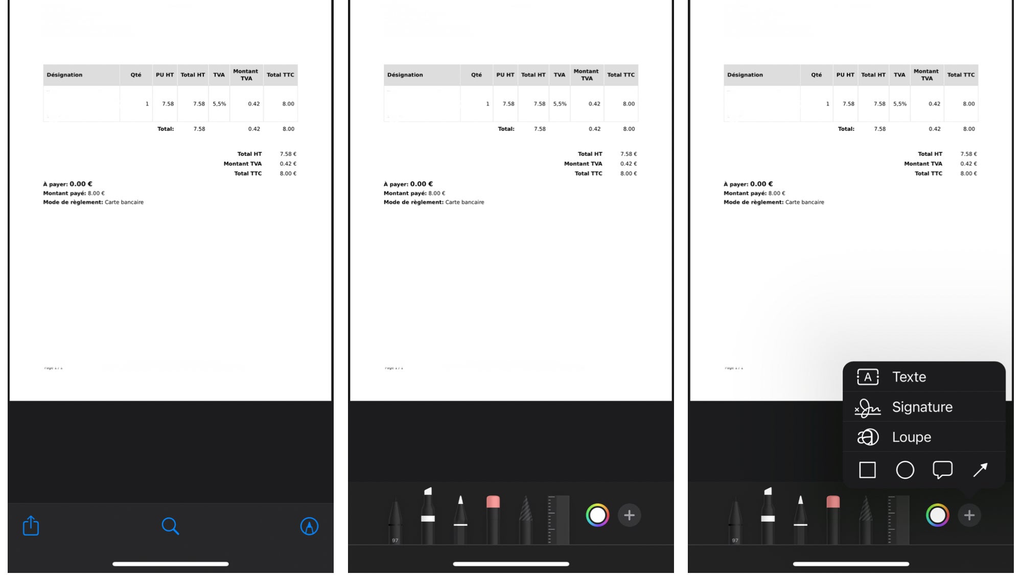 Voici, en images, les premières étapes pour signer un document depuis votre iPhone