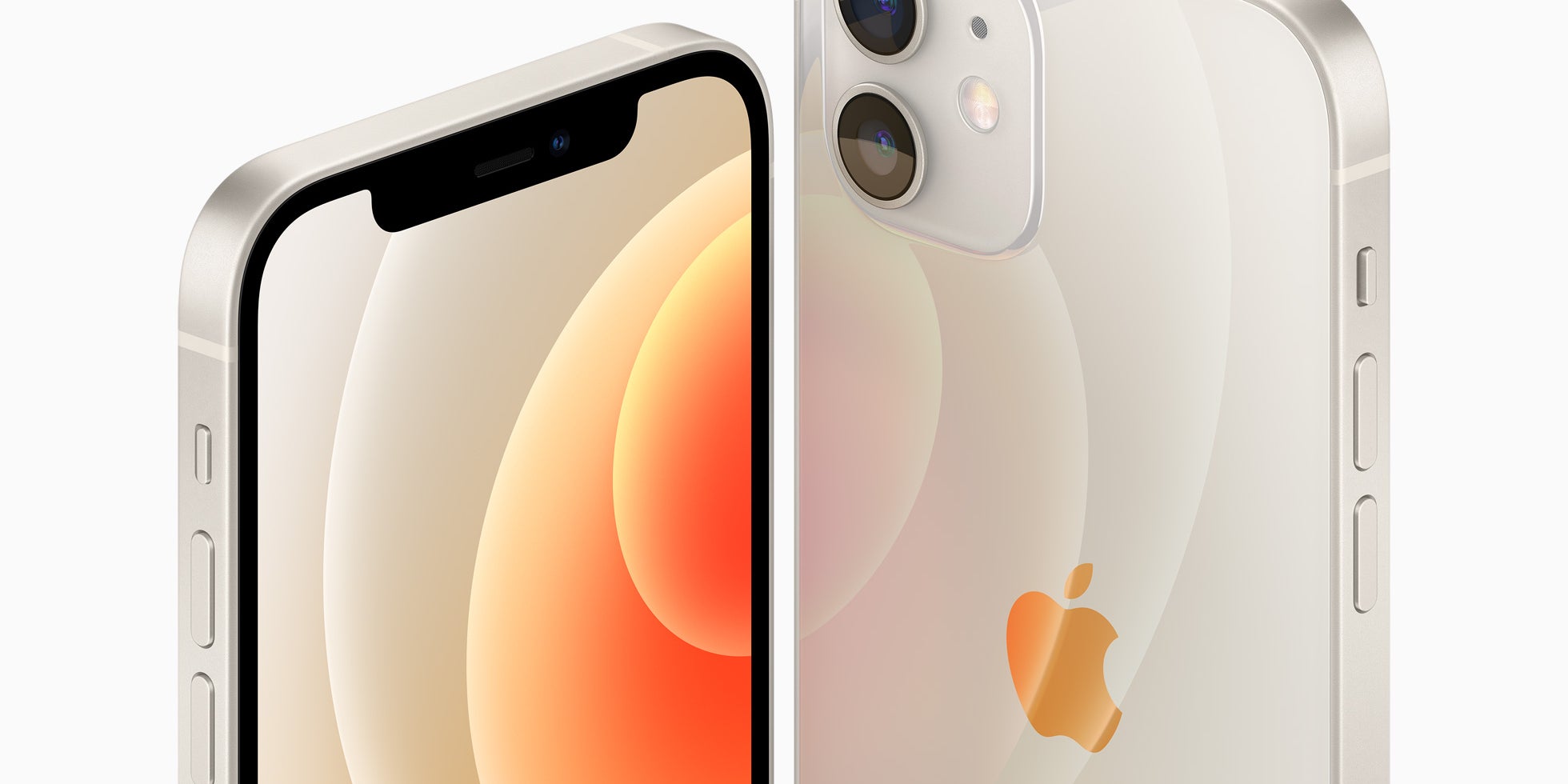 L’iPhone 12 et l’iPhone 12 mini se déclinent en cinq couleurs :  bleu, vert, noir, blanc et rouge.