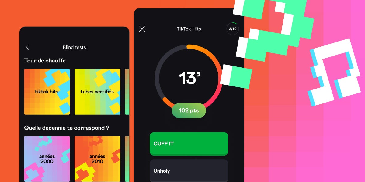 Testez vos connaissances musicales avec la nouvelle fonctionnalité de Deezer : les blind tests