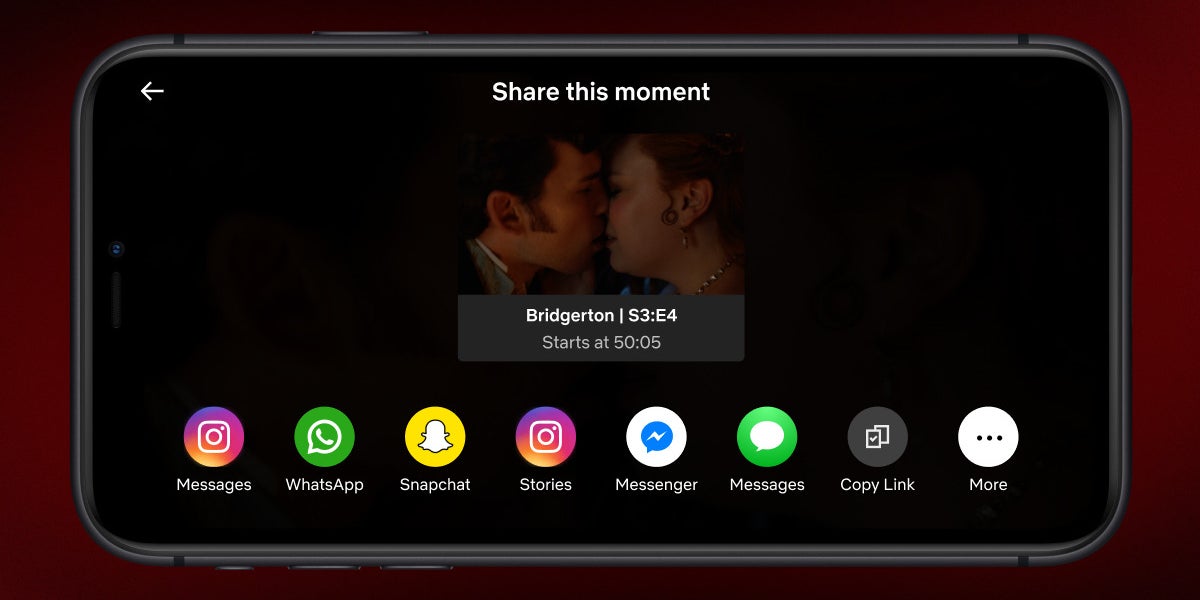 Découvrez "Moments", la nouvelle fonctionnalité qui vous permet de partager vos contenus préférés sur Netflix.