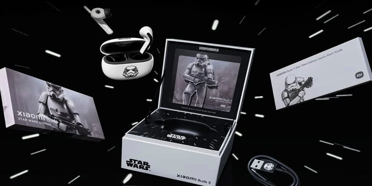 Livrée dans un coffret ''Star Wars'', cette édition spéciale des Xiaomi Buds 3 saura ravir les fans de la franchise 