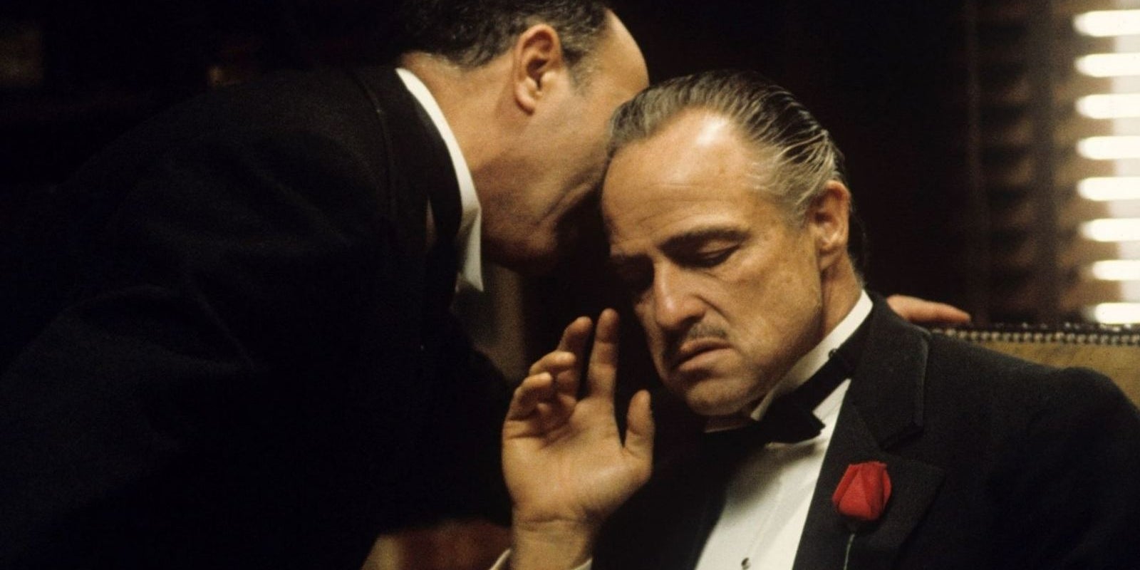 Marlon Brando dans "Le Parrain".