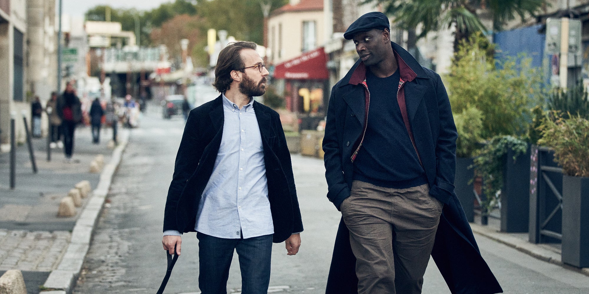 Antoine Gouy et Omar Sy, toujours complies dans la partie 2 de "Lupin : dans l'ombre d'Arsène".