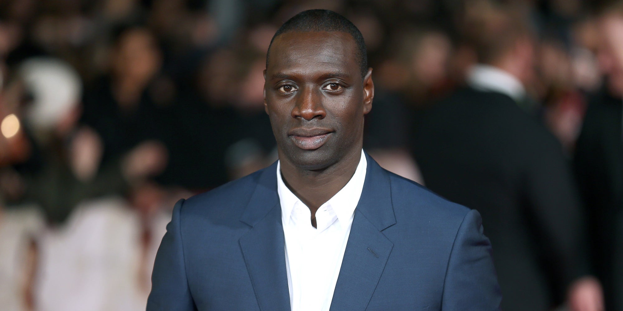 L'acteur Omar Sy à l'avant première du film Burnt en 2015.