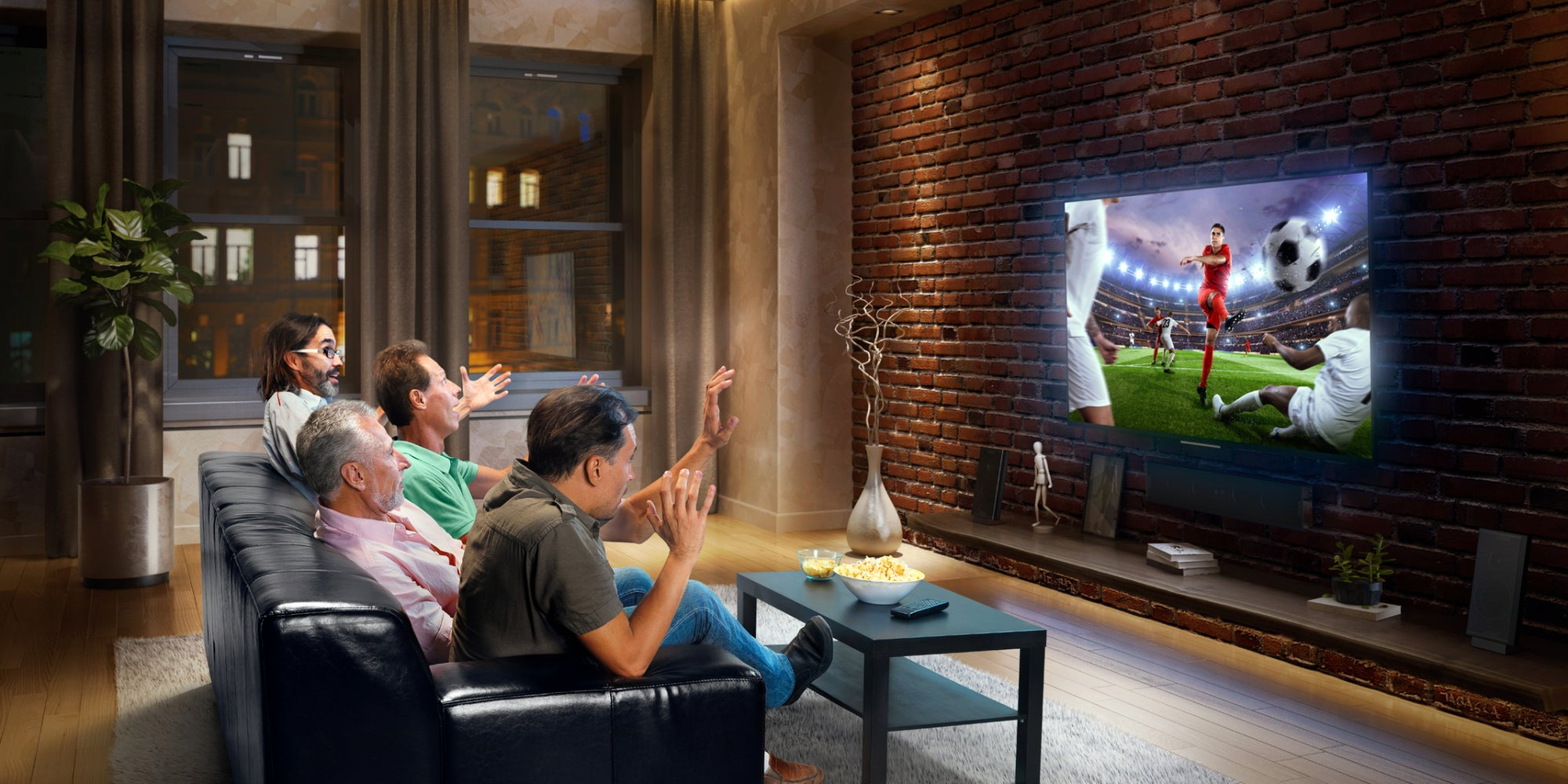 Préparez-vous pour l'Euro 2024 avec la TV Hisense E7NQ, disponible à petit prix chez SFR.