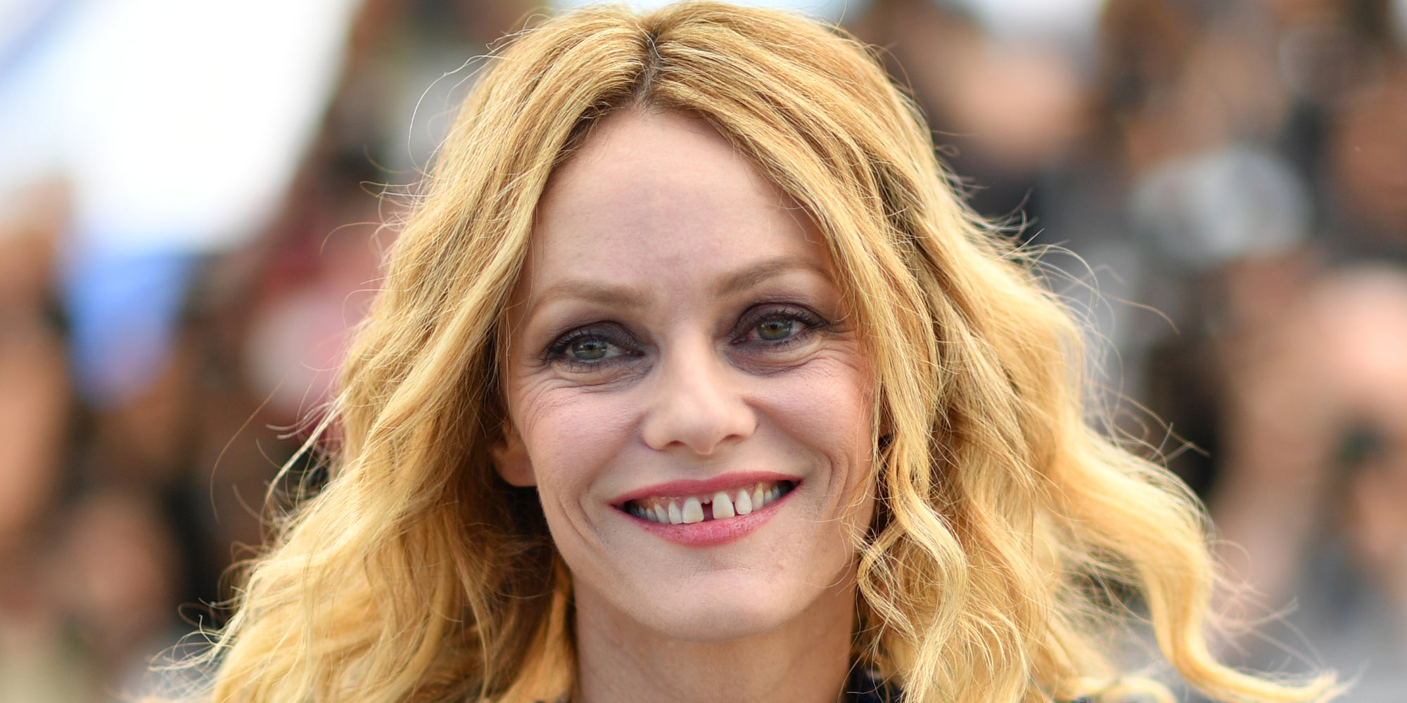 Vanessa Paradis à la projection du film Un couteau dans le cœur au Festival de Cannes en 2018.