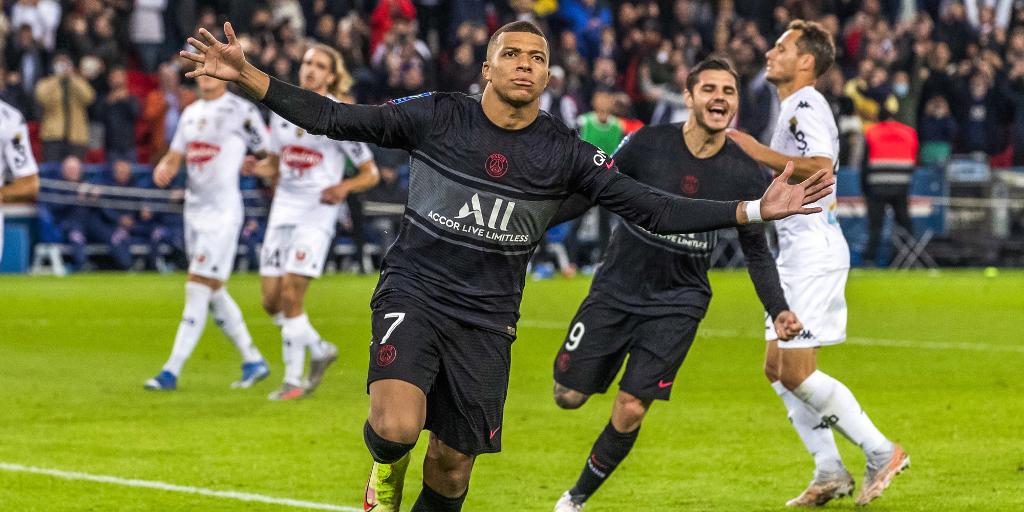 PSG-Angers en Ligue 1, le 15 octobre 2021 au Parc des Princes, Paris