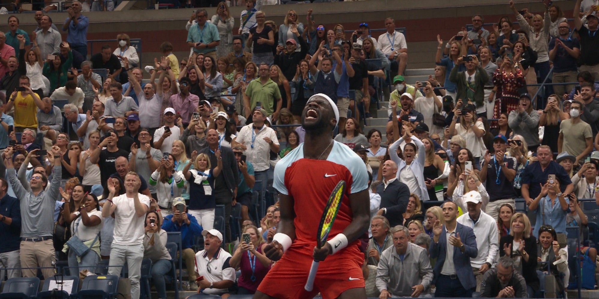 Frances Tiafoe, ici lors de l'édition 2022 de l'US Open, figure au casting de la seconde saison de ''Break Point''. 