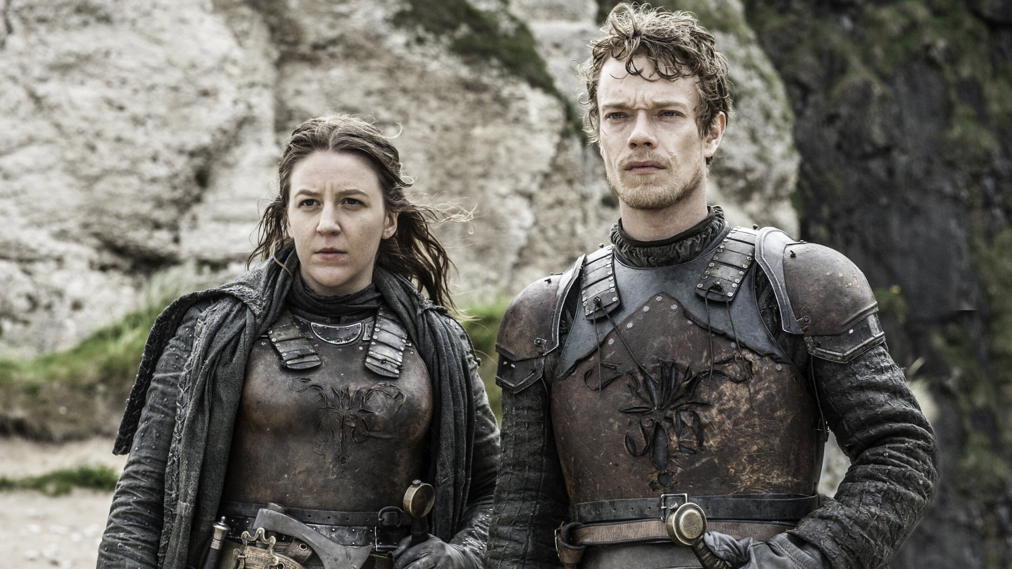 Yara et Theon Greyjoy dans la saison 6 de Game of Thrones.