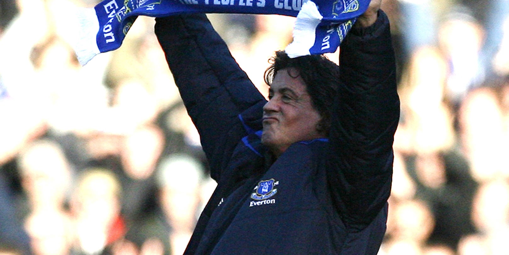 Sylvester Stallone est tellement fan du cub d'Everton qu'il a failli en devenir propriétaire