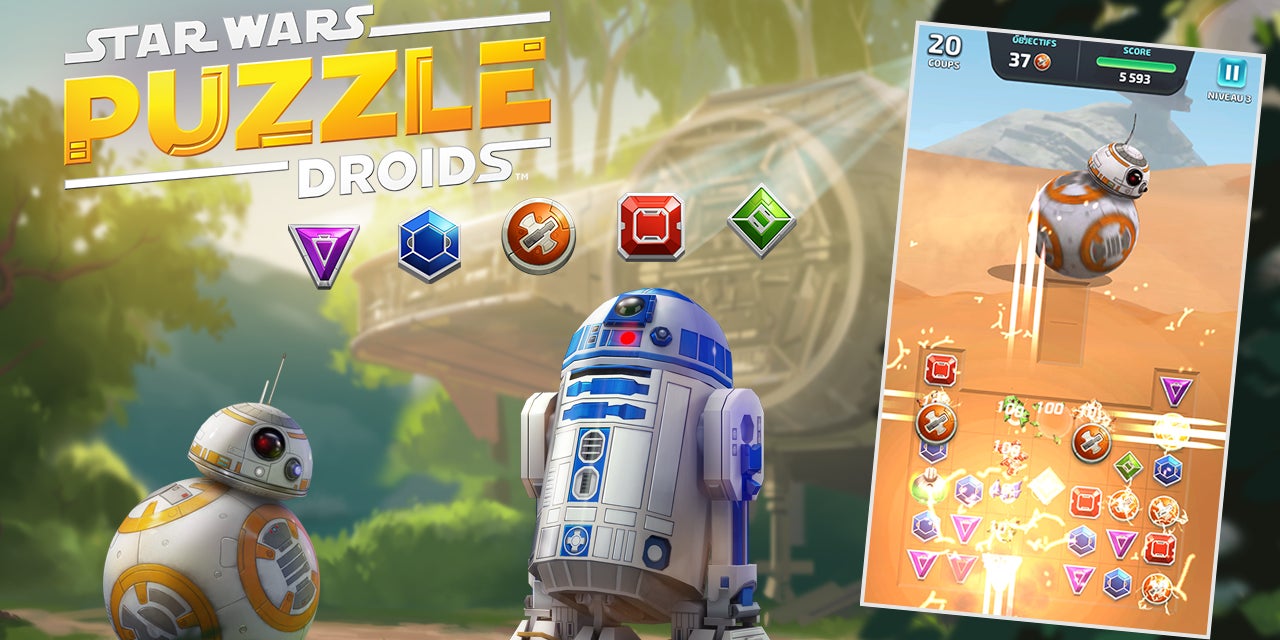Star Wars : Puzzle Droids est disponible sur l'application SFR Jeux illimité