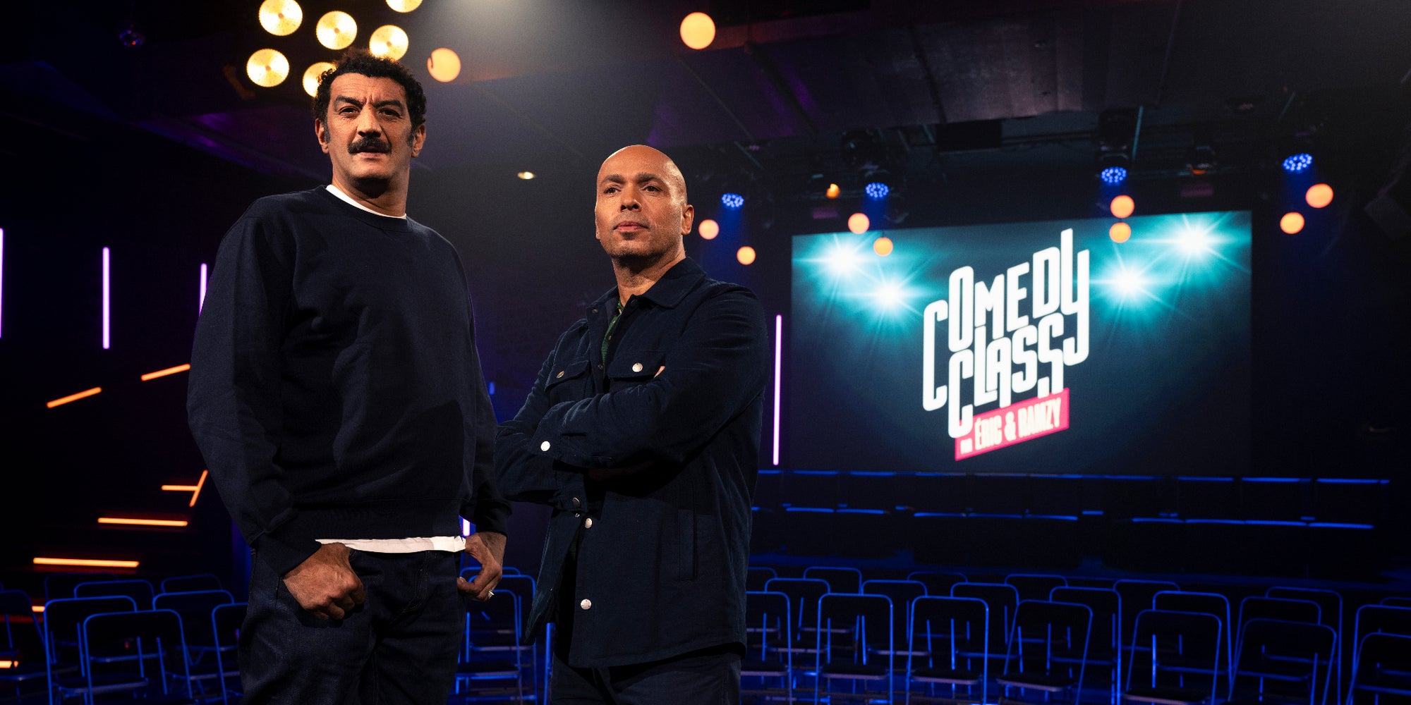 Éric et Ramzy seront de retour sur Prime Video avec l'émission ''Comedy Class'', à découvrir le 26 avril.