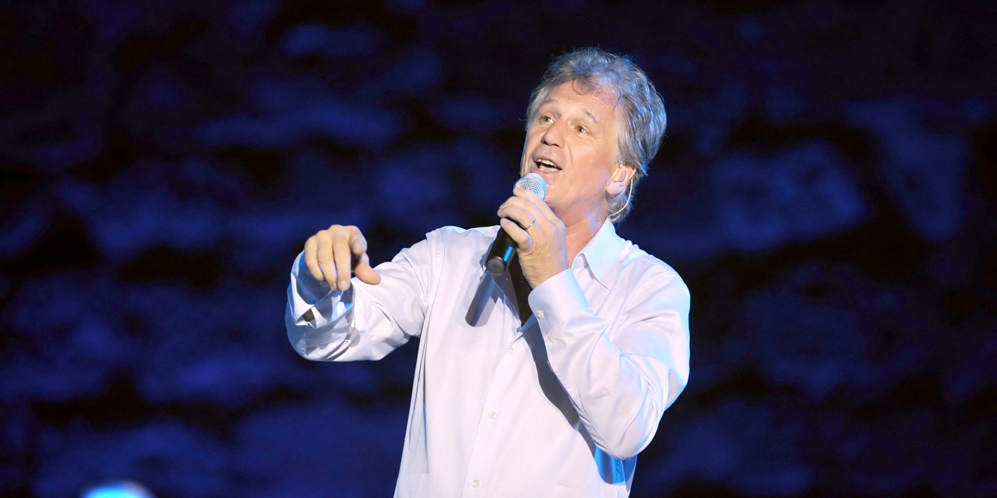 Gérard Lenorman au Festival international de Carthage, le 8 août 2008.