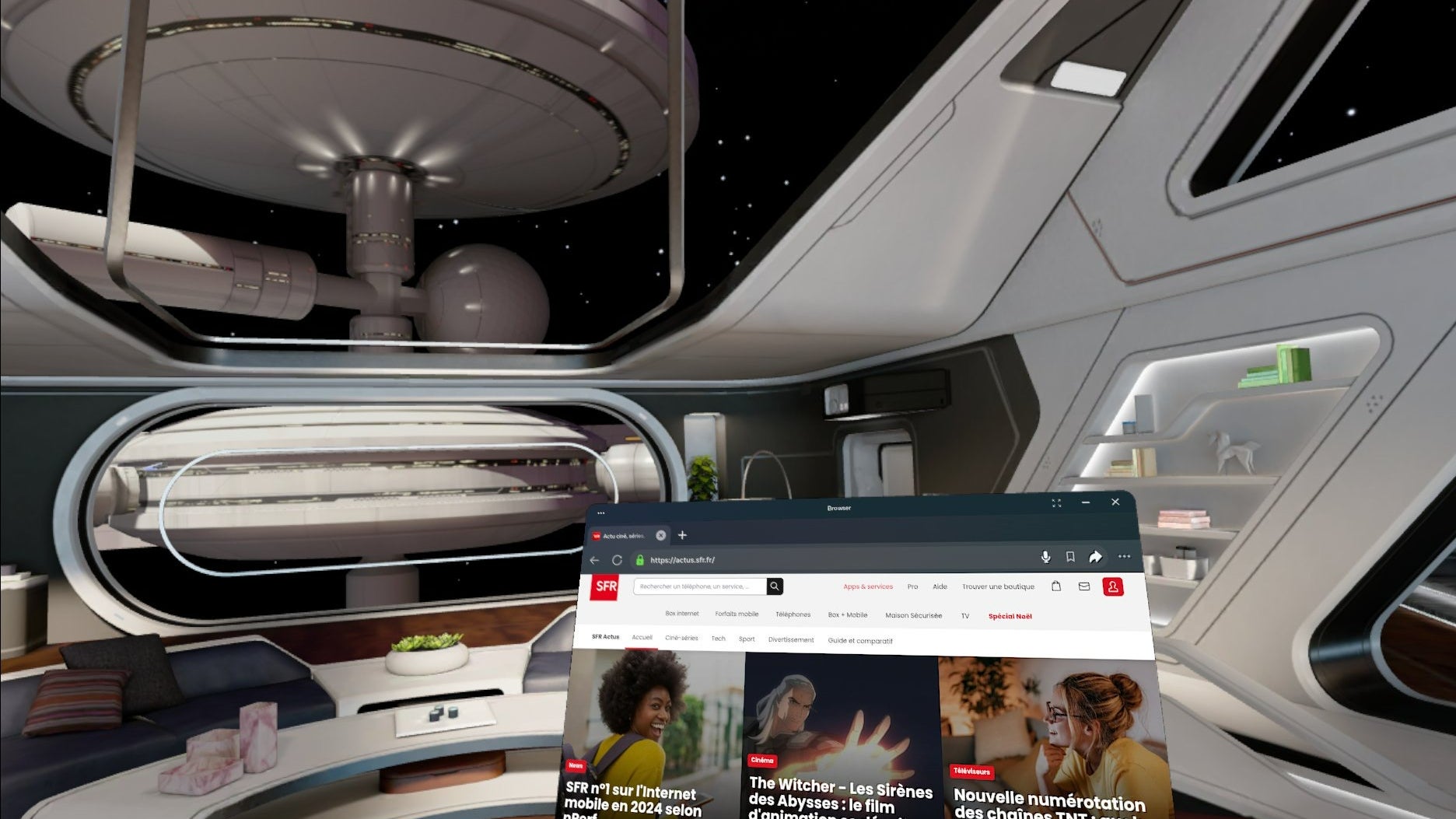 ...même dans l'espace