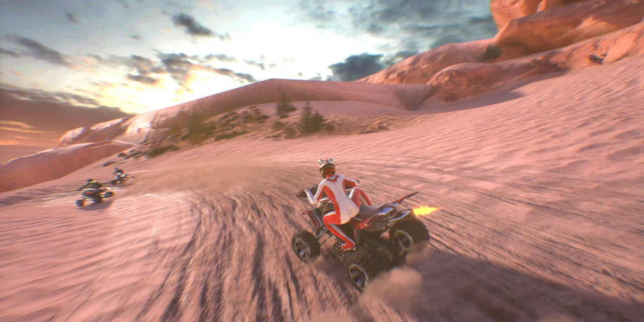 "ATV Drift & Tricks" réinvente les jeux de moto