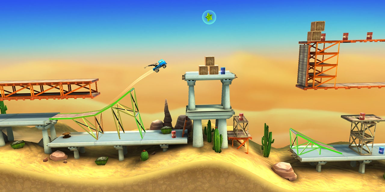 Construisez et sautez des ponts spectaculaires dans Bridge Constructor Stunts sur SFR Gaming