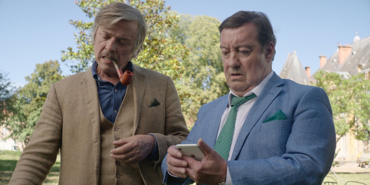 Pascal Demolon (à gauche) et Philippe Duquesne (à droite) tiennent les rôles principaux de la comédie "De mauvaise foi", au cinéma ce 7 mai 2025.