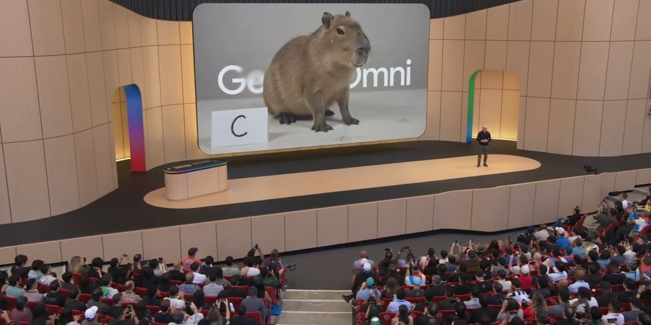 L'annonce de Gemini Omni lors de la Google I/O du 19 mai 2026