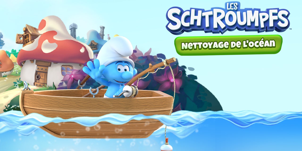 Parmi les missions qui vous attendent sur SFR Jeux, les Schtroumpfs vous proposent un grand "Nettoyage de l'Océan" !