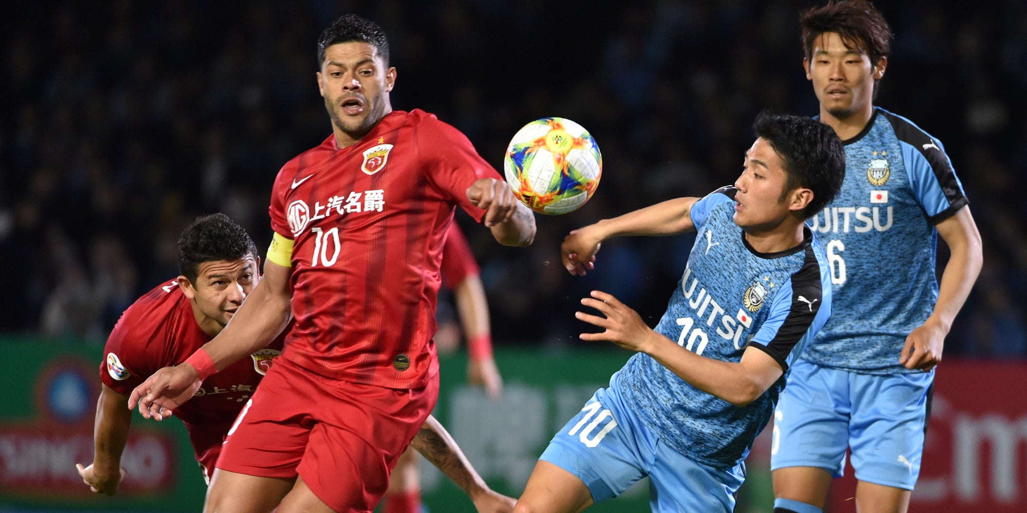 Givanildo Vieira de Souza durant le match Shangai SIPG - Kawasaki Frontale, en mai 2019.